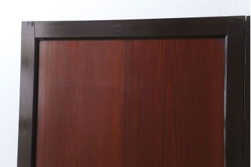 古民具・骨董 状態の良い黒枠仕上げの帯戸2枚セット(1)