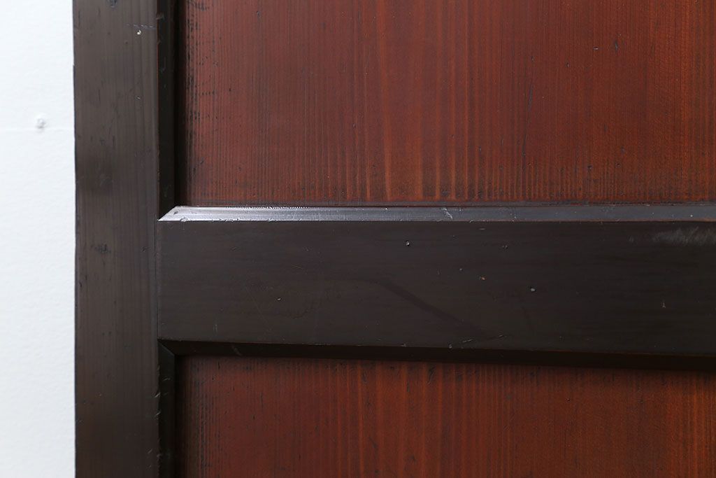古民具・骨董 状態の良い黒枠仕上げの帯戸2枚セット(1)
