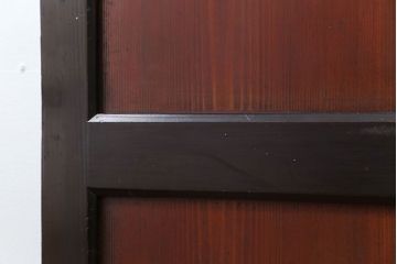 古民具・骨董 状態の良い黒枠仕上げの帯戸2枚セット(1)