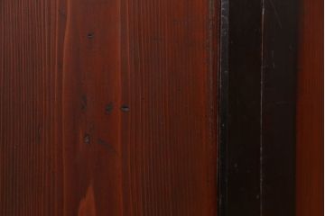 古民具・骨董 状態の良い黒枠仕上げの帯戸2枚セット(1)