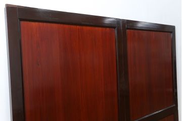 古民具・骨董 状態の良い黒枠仕上げの帯戸2枚セット(2)