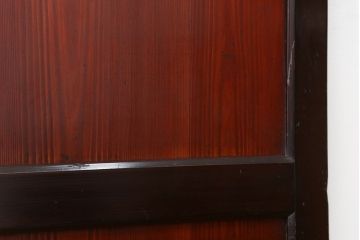 古民具・骨董 状態の良い黒枠仕上げの帯戸2枚セット(2)