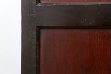 古民具・骨董 状態の良い黒枠仕上げの帯戸2枚セット(3)