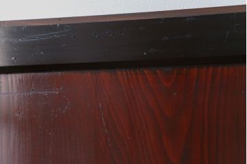 古民具・骨董 状態の良い黒枠仕上げの帯戸2枚セット(3)