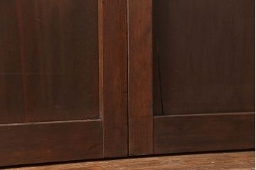 古民具・骨董 極上万本格子戸 裏ガラス付き4枚セット(建具、引き戸)