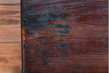 アンティーク家具　アンティーク 古い木の使い込まれた五段小引き出し