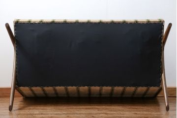 レトロ家具　昭和レトロ 1960年代　ミッドセンチュリー レトロな2人掛けソファ