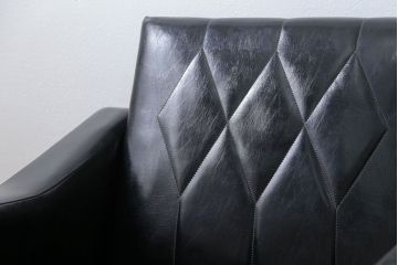 レトロ家具　昭和レトロ 1960〜70年代　レトロでシックな1Pソファ(ラウンジチェア)
