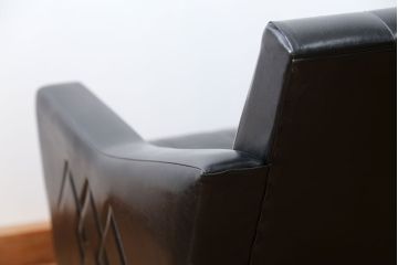 レトロ家具　昭和レトロ 1960〜70年代　レトロでシックな1Pソファ(ラウンジチェア)
