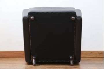 レトロ家具　昭和レトロ 1960〜70年代　レトロでシックな1Pソファ(ラウンジチェア)