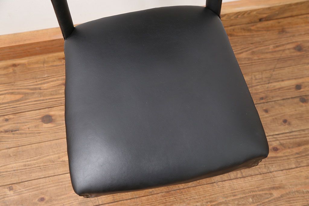 レトロ家具　昭和レトロ インダストリアル 工業系 回転イス(1)(椅子、チェア)