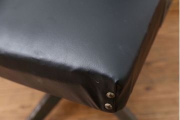 レトロ家具　昭和レトロ インダストリアル 工業系 回転イス(1)(椅子、チェア)