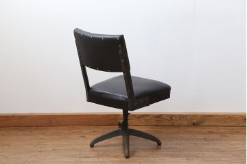 レトロ家具　昭和レトロ インダストリアル 工業系 回転イス(1)(椅子、チェア)