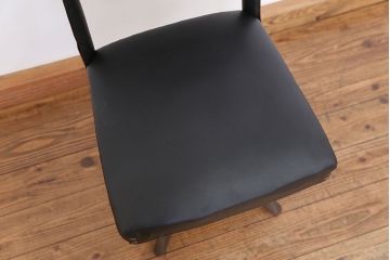 レトロ家具　昭和レトロ インダストリアル 工業系 回転イス(2)(椅子、チェア)