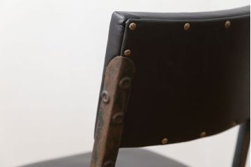 レトロ家具　昭和レトロ インダストリアル 工業系 回転イス(2)(椅子、チェア)