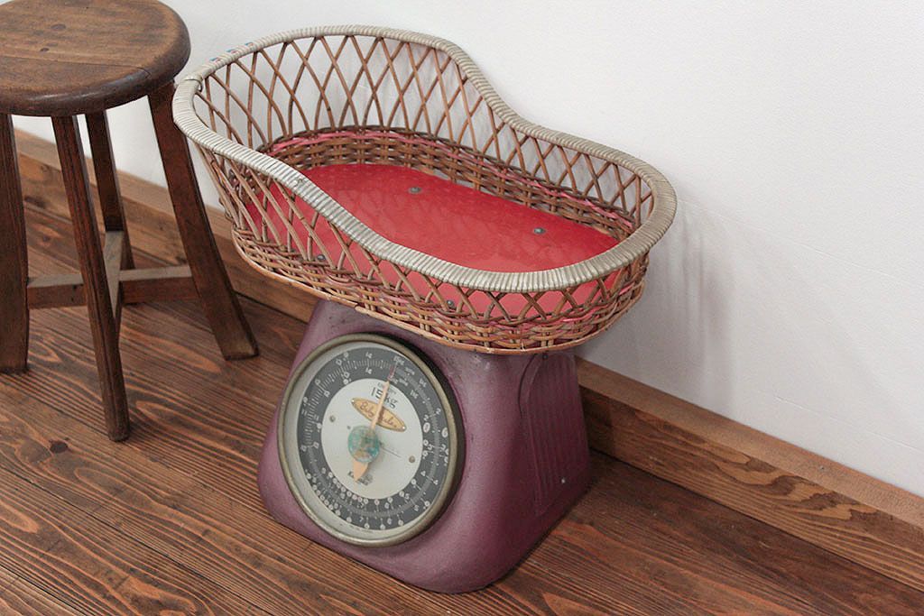 昭和レトロ ベビースケール 測り 15キロ アンティーク 公式】アンティーク家具ラフジュ工房商品詳細ページアンティーク雑貨