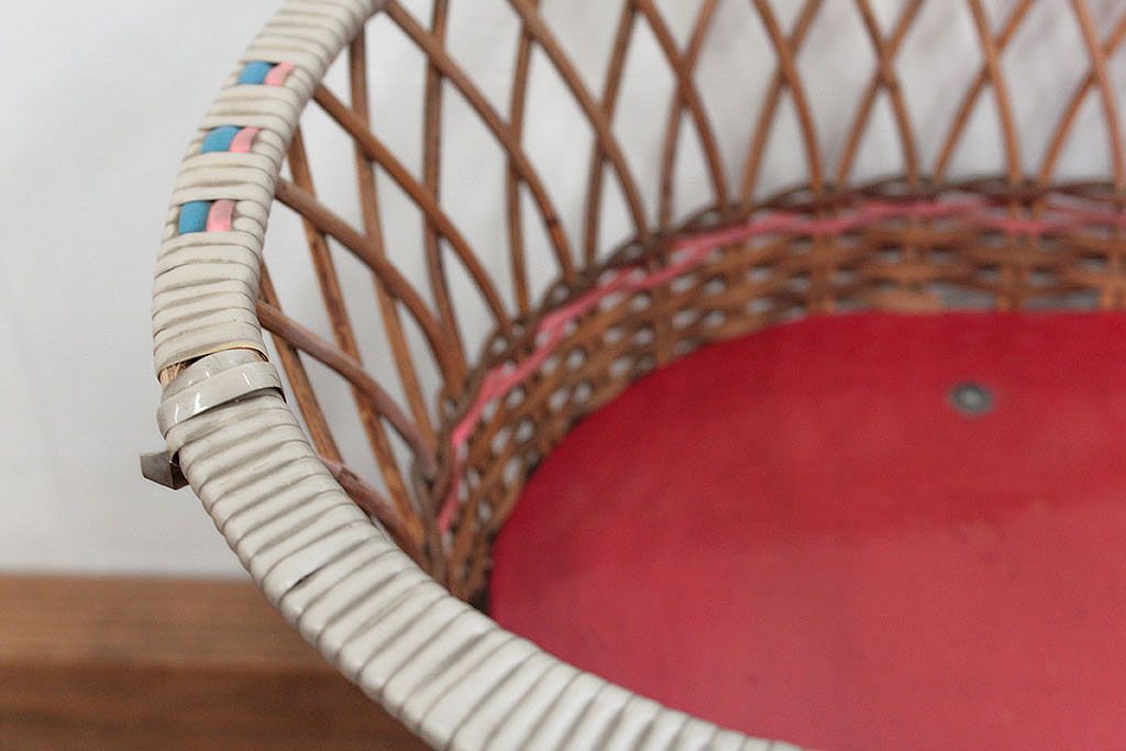 アンティーク雑貨　昭和レトロ かわいいベビースケール(赤ちゃん体重計、ベビー秤)