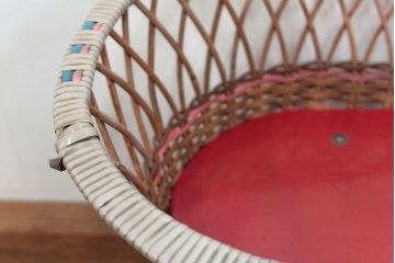 アンティーク雑貨　昭和レトロ かわいいベビースケール(赤ちゃん体重計、ベビー秤)