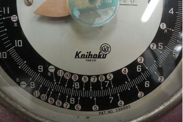 アンティーク雑貨　昭和レトロ かわいいベビースケール(赤ちゃん体重計、ベビー秤)