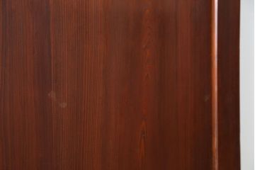 アンティーク 框が太いキレイな帯戸2枚セット(板戸、建具)