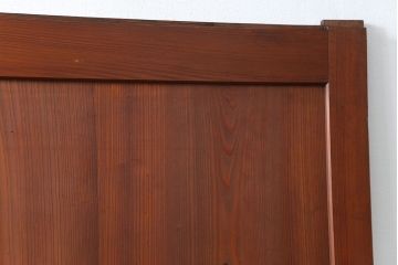 アンティーク 框が太いキレイな帯戸2枚セット(板戸、建具)