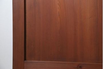 アンティーク 框が太いキレイな帯戸2枚セット(板戸、建具)