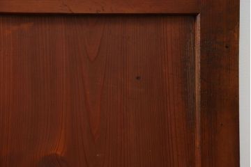 アンティーク 框が太いキレイな帯戸2枚セット(板戸、建具)