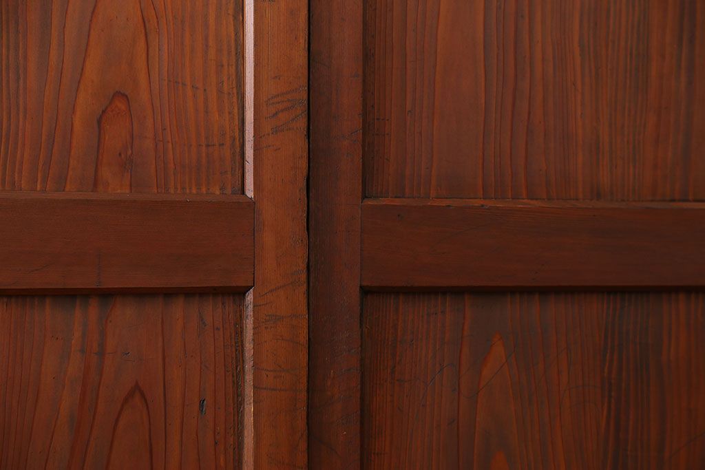 古民具・骨董 状態の良いキレイな帯戸4枚セット(板戸、建具)