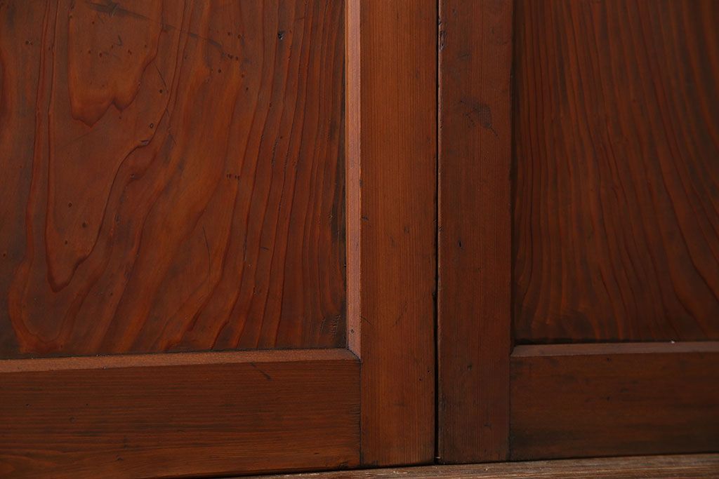 古民具・骨董 状態の良いキレイな帯戸4枚セット(板戸、建具)