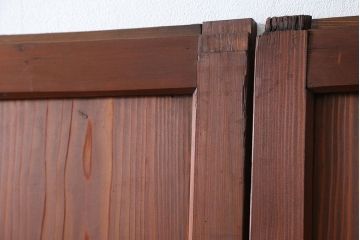 古民具・骨董 状態の良いキレイな帯戸4枚セット(板戸、建具)