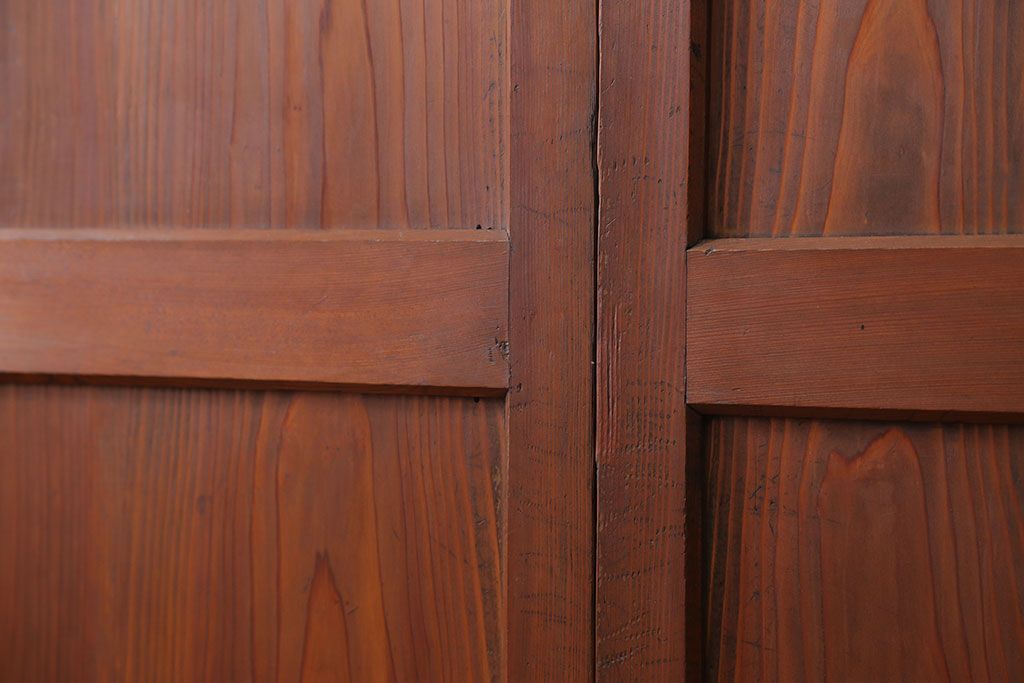 古民具・骨董 状態の良いキレイな帯戸4枚セット(板戸、建具)