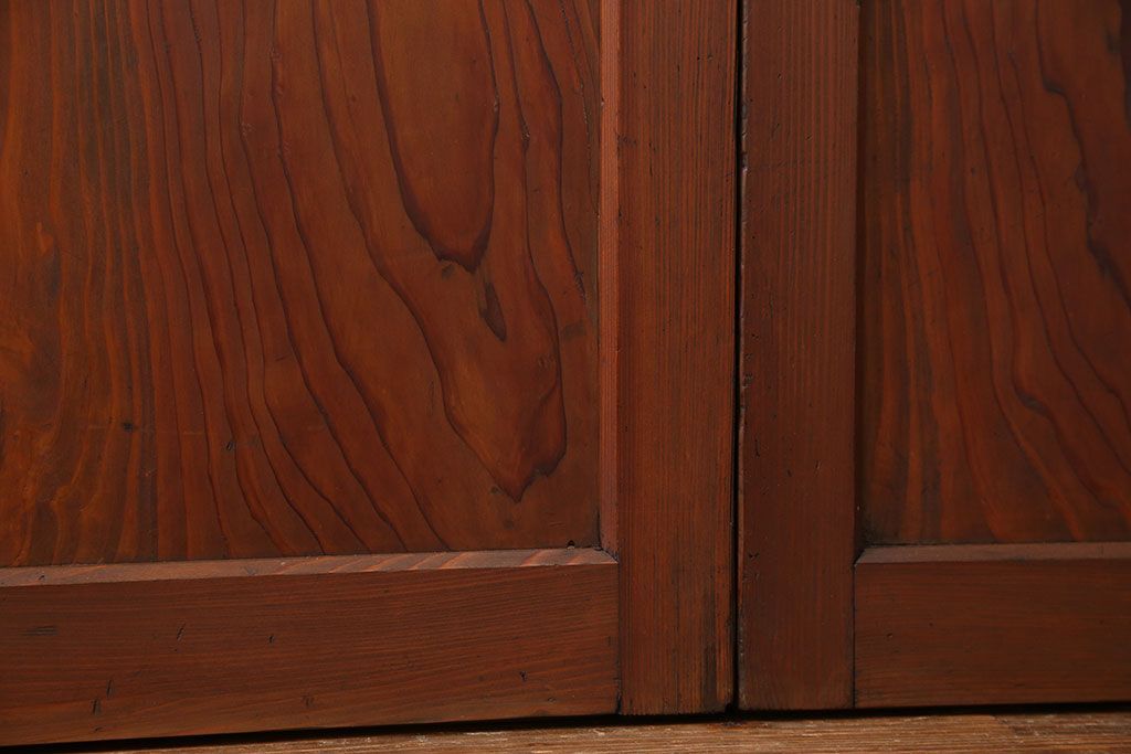 古民具・骨董 状態の良いキレイな帯戸4枚セット(板戸、建具)