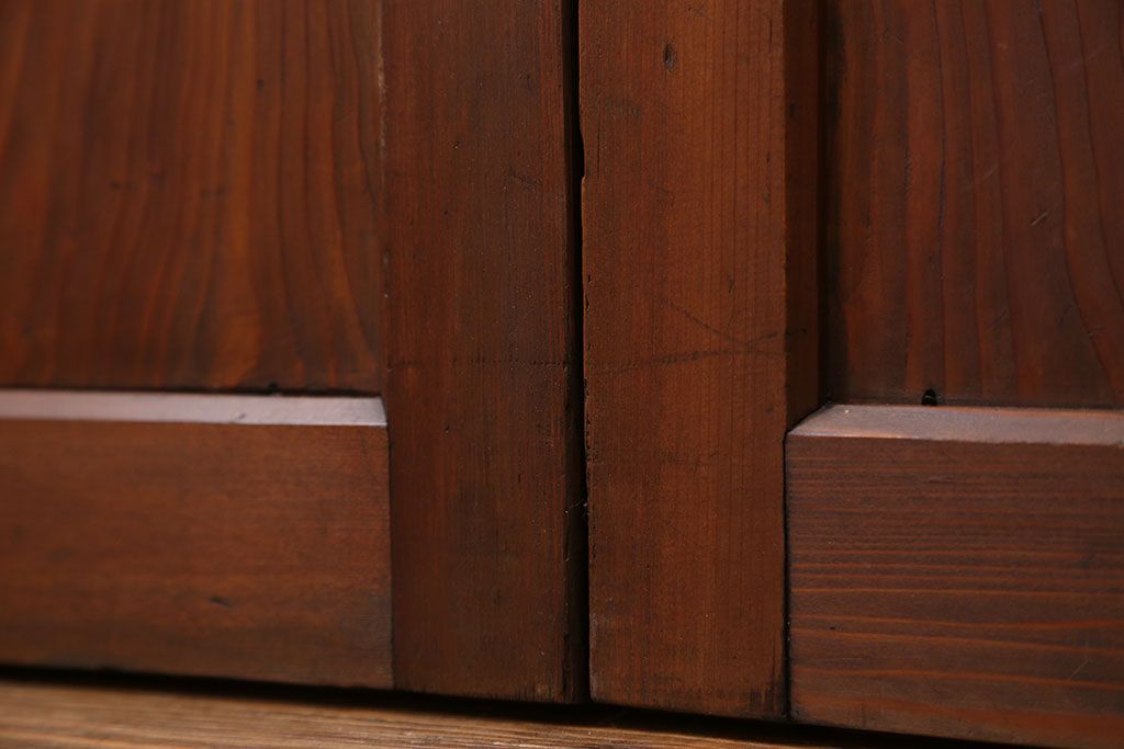 古民具・骨董 状態の良いキレイな帯戸4枚セット(板戸、建具)