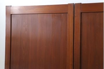古民具・骨董 美品　厚い框組みの重厚な帯戸4枚セット