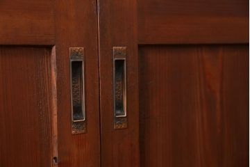 古民具・骨董 美品　厚い框組みの重厚な帯戸4枚セット