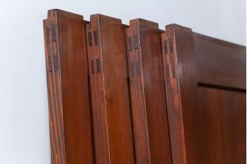 古民具・骨董 美品　厚い框組みの重厚な帯戸4枚セット