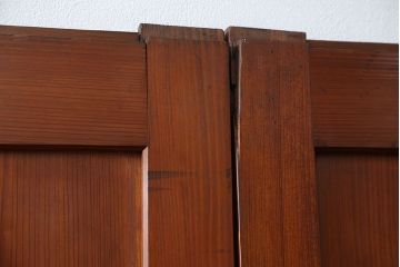 古民具・骨董 美品　厚い框組みの重厚な帯戸4枚セット