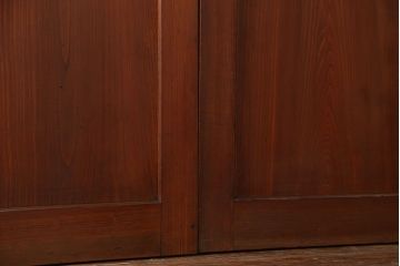 古民具・骨董 美品　厚い框組みの重厚な帯戸4枚セット