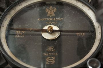 アンティーク雑貨　古い服部 トーコー トランシット(測量機)三脚付き