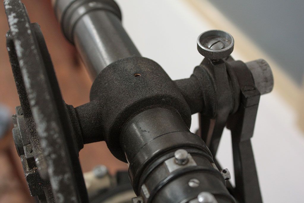 アンティーク雑貨　古い服部 トーコー トランシット(測量機)三脚付き