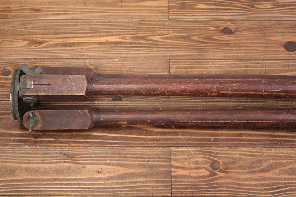 アンティーク雑貨　古い服部 トーコー トランシット(測量機)三脚付き