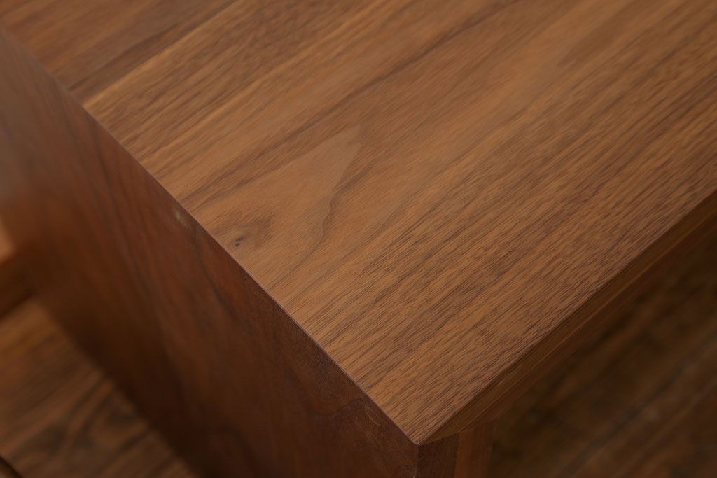 中古　インテリアショップ　リアルスタイル製(Real Style)ウォールナットサイドテーブル(センターテーブル、コンソールテーブル)