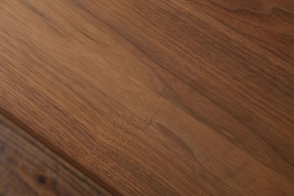 中古　インテリアショップ　リアルスタイル製(Real Style)ウォールナットサイドテーブル(センターテーブル、コンソールテーブル)