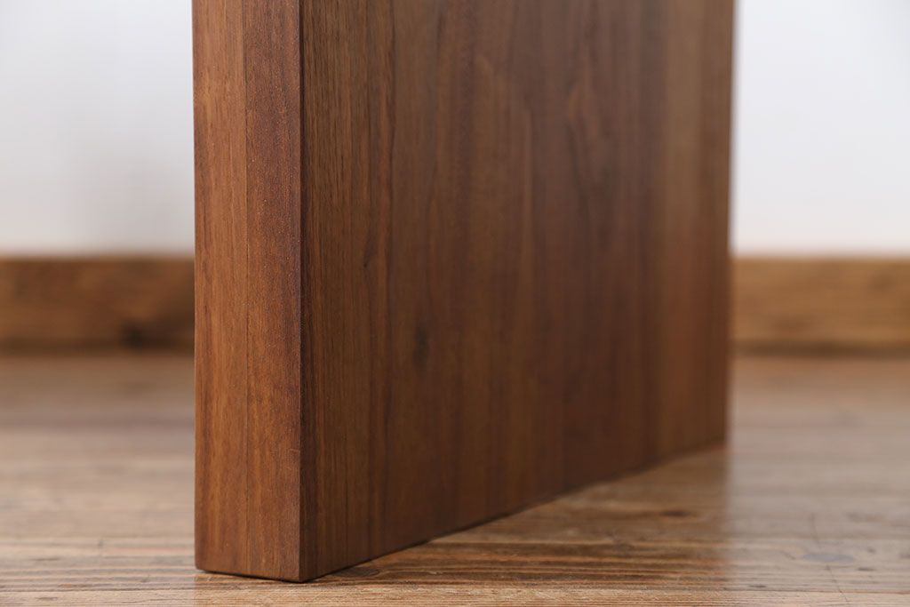 中古　インテリアショップ　リアルスタイル製(Real Style)ウォールナットサイドテーブル(センターテーブル、コンソールテーブル)