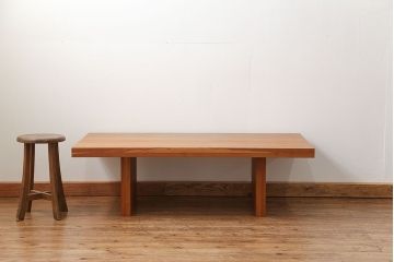 中古　インテリアショップ　リアルスタイル製(Real Style)ブラックチェリー　センターテーブル　定価約20万円