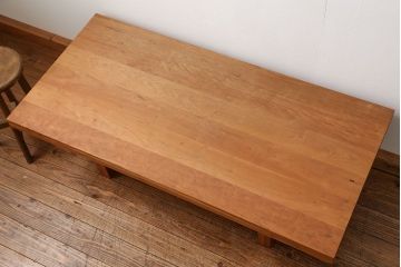 中古　インテリアショップ　リアルスタイル製(Real Style)ブラックチェリー　センターテーブル　定価約20万円