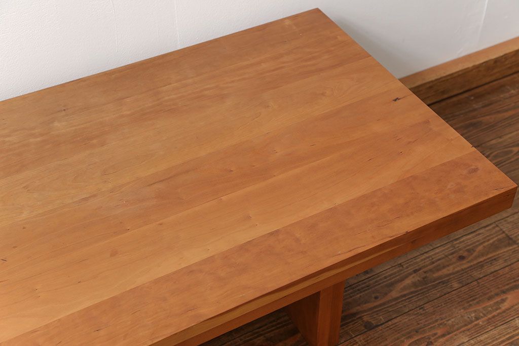 中古　インテリアショップ　リアルスタイル製(Real Style)ブラックチェリー　センターテーブル　定価約20万円