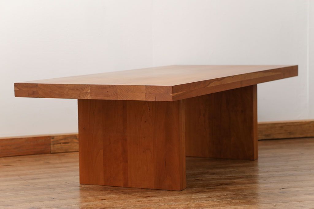 中古　インテリアショップ　リアルスタイル製(Real Style)ブラックチェリー　センターテーブル　定価約20万円