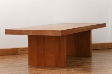 中古　インテリアショップ　リアルスタイル製(Real Style)ブラックチェリー　センターテーブル　定価約20万円