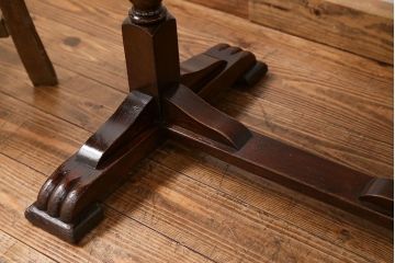 ヴィンテージ家具　イギリスビンテージ　小さなドローリーフテーブル(エクステンションテーブル)